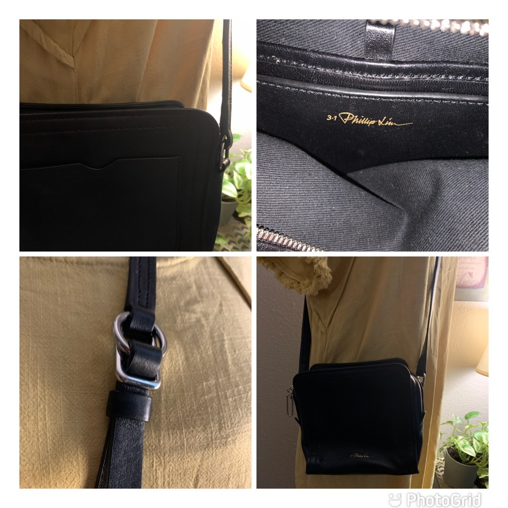 Leather crossbody bag
